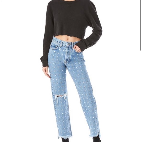 LF STORES x CARMAR DENIM STUDDED JEANS - NWT - Picture 2 of 5